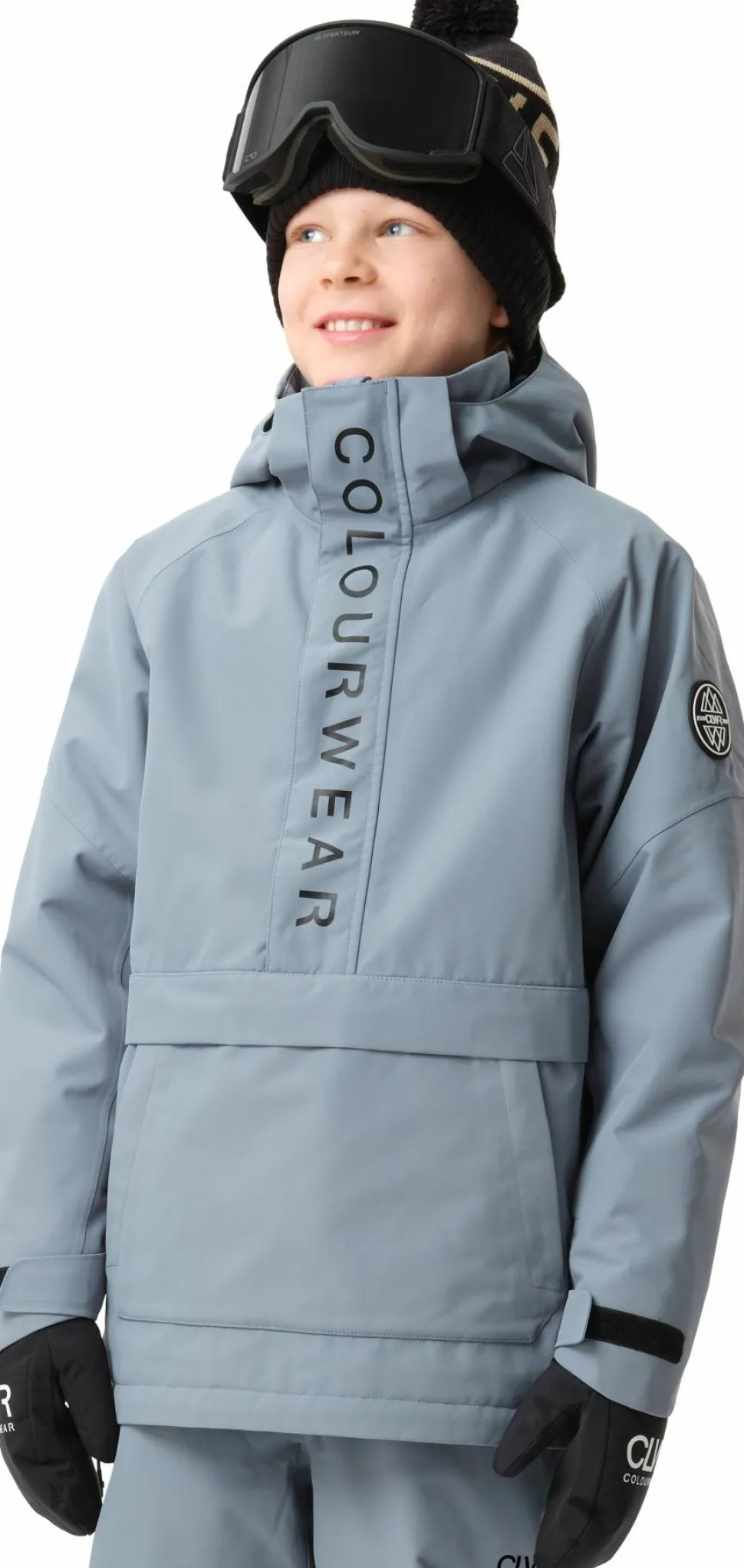 ColourWear Juniors' Signature Anorak Grey Blue