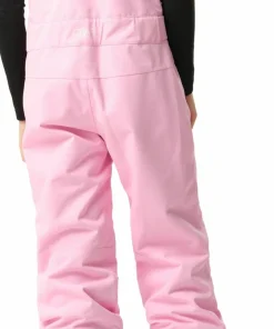 ColourWear Juniors' Slash Bib Pants Light Pink