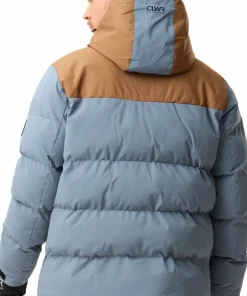 ColourWear Men's Pole Jacket Grey Blue Outlet