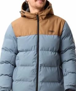 ColourWear Men's Pole Jacket Grey Blue Outlet