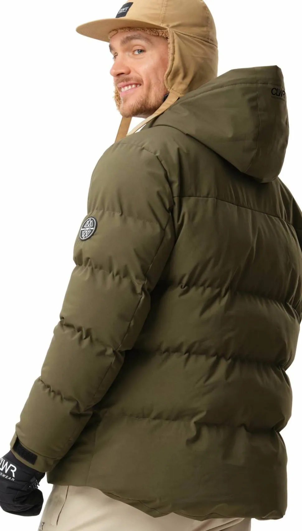 ColourWear Men's Pole Jacket Dark Olive