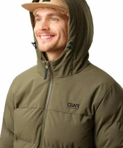ColourWear Men's Pole Jacket Dark Olive New
