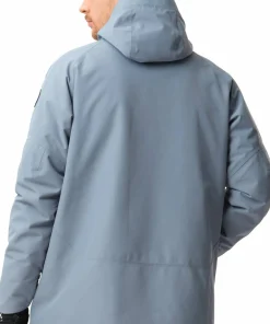 ColourWear Men's Signature Anorak Grey Blue Hot