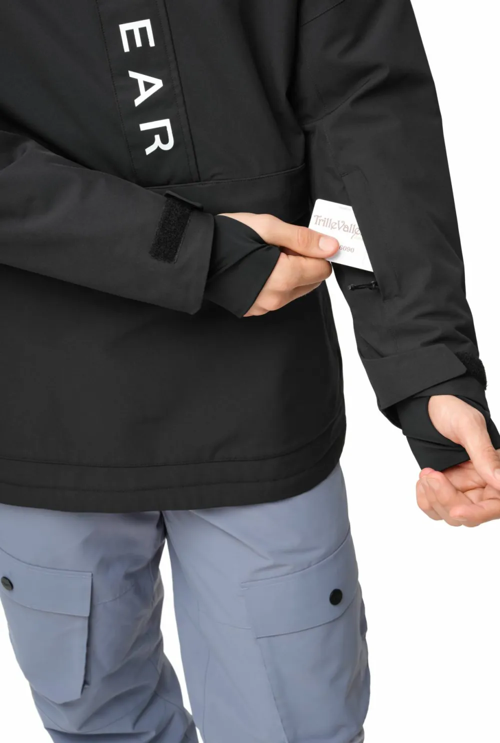 ColourWear Men's Signature Anorak Black New