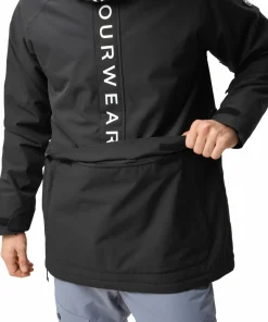 ColourWear Men's Signature Anorak Black New
