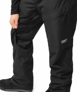 ColourWear Men's Slash Bib Pants Black