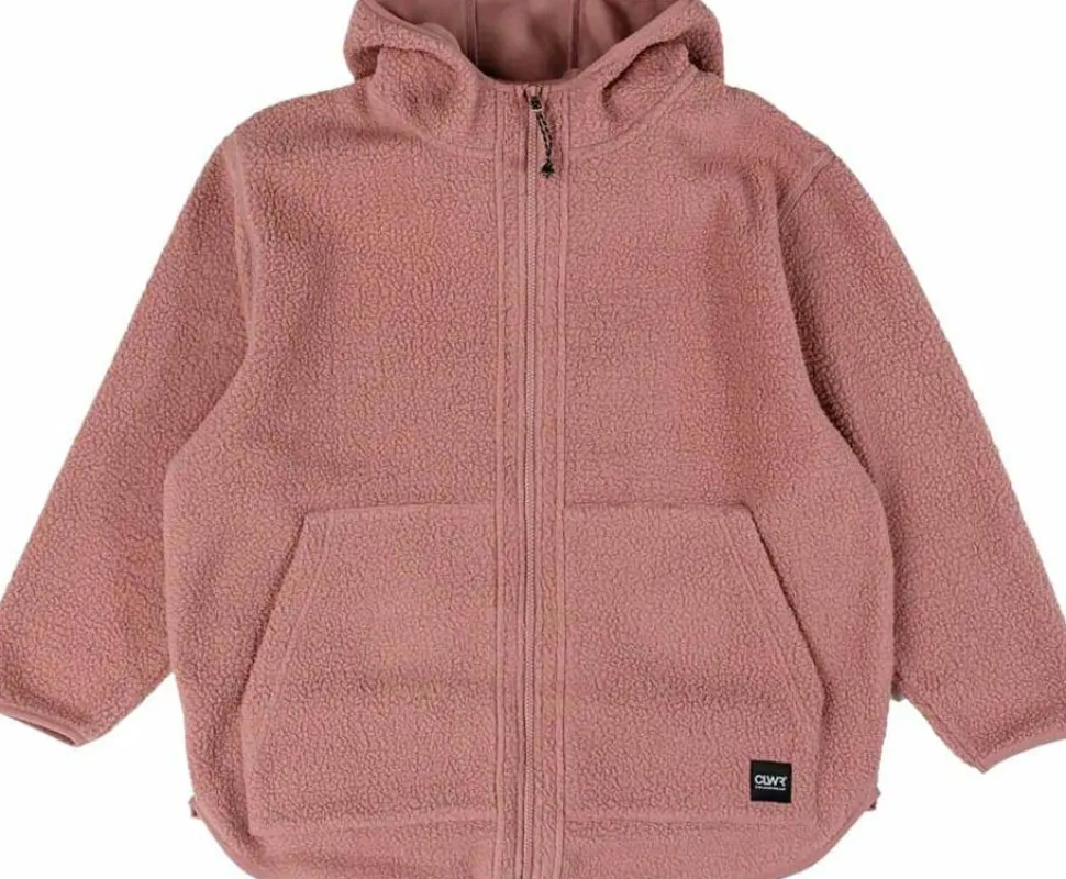 ColourWear Women's Oversized Pile Dark Rose