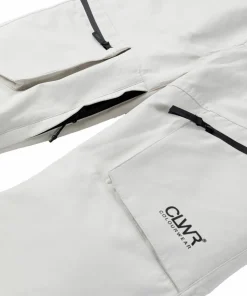 ColourWear Women's Slash Bib Pants Off-White