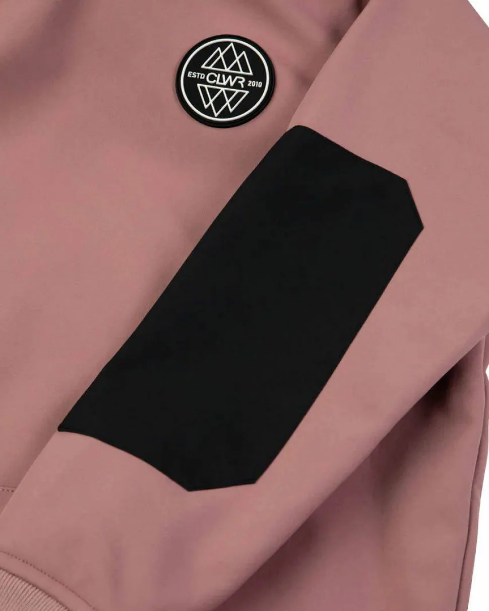ColourWear Youth Est 2010 Hoodie Dark Rose
