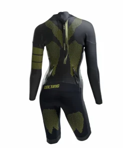Colting Wetsuits Women's Swimrun Wetsuit Sr03 Black/Yellow Outlet