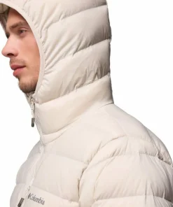 Columbia Men's Drift Peak Stretch Down Hooded Jacket Dark Stone