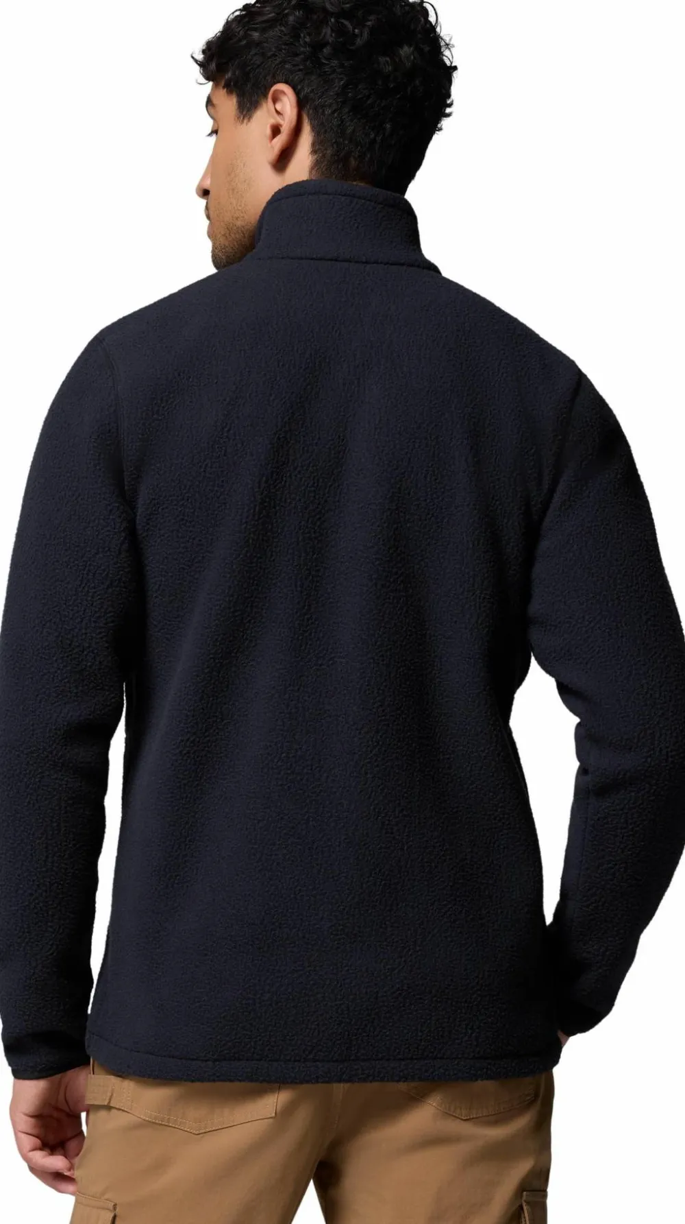 Columbia Men's Jasper Ridge Pebbled Fleece Jacket Black Clearance