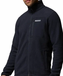 Columbia Men's Jasper Ridge Pebbled Fleece Jacket Black Clearance