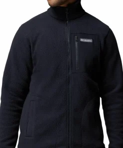 Columbia Men's Jasper Ridge Pebbled Fleece Jacket Black Clearance