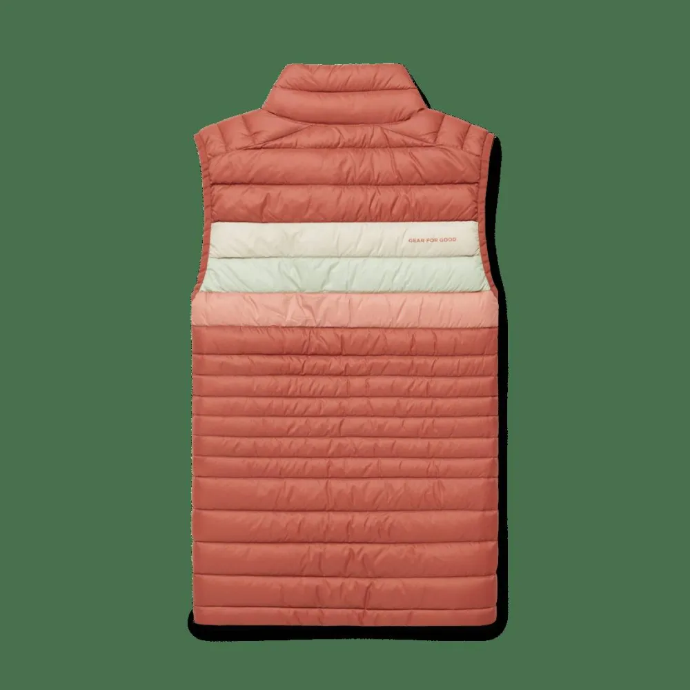 Cotopaxi Women's Fuego Down Vest Faded Brick Stripes Sale