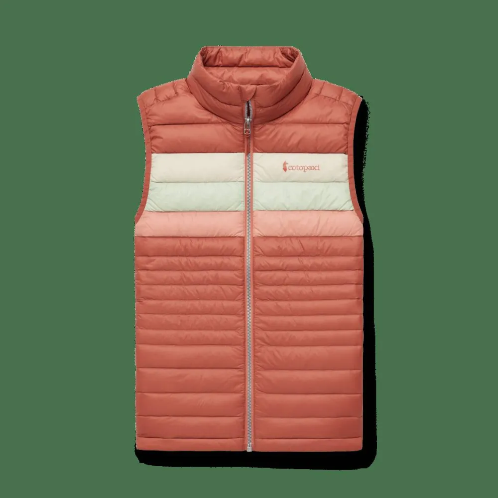 Cotopaxi Women's Fuego Down Vest Faded Brick Stripes Sale