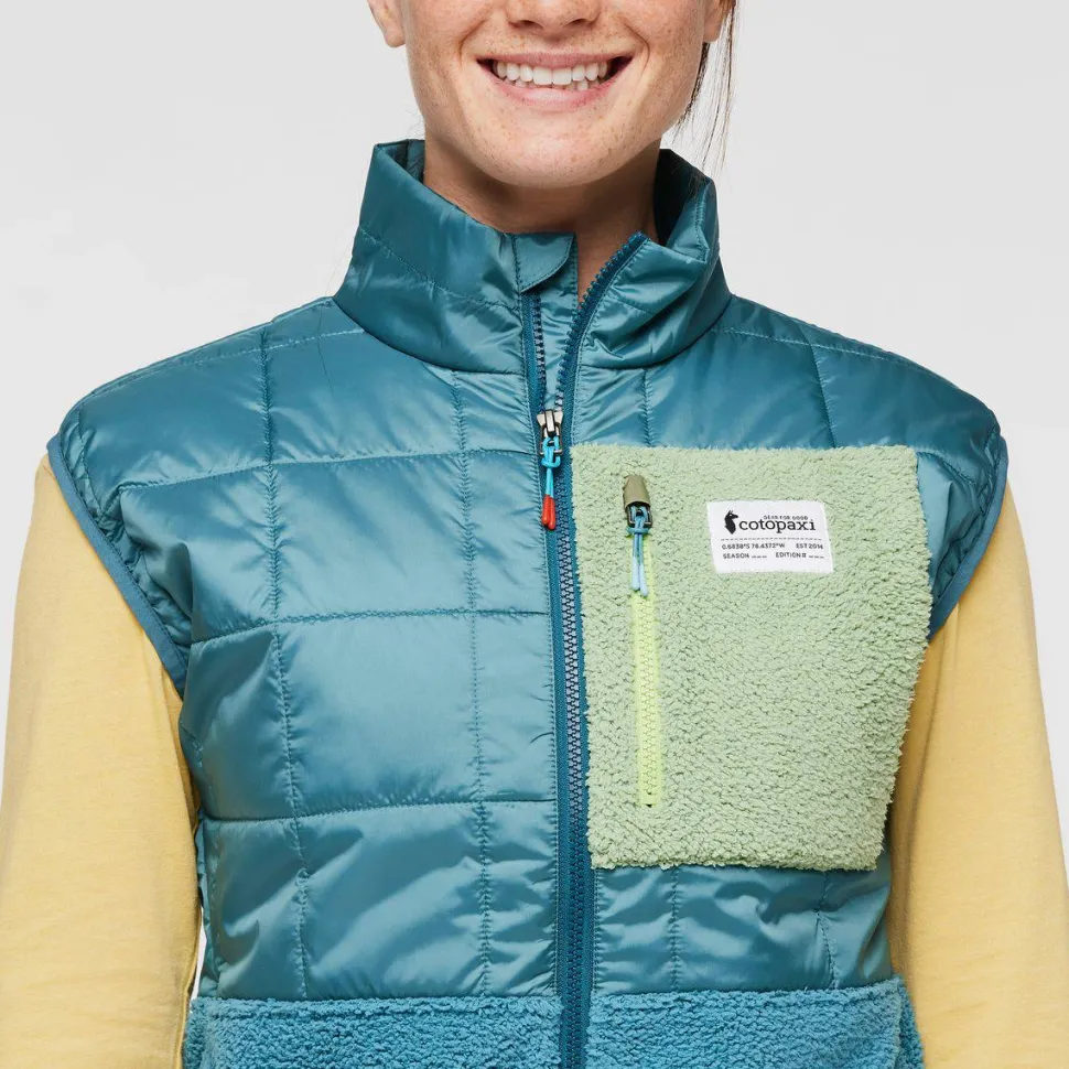 Cotopaxi Women's Trico Hybrid Vest Blue Spruce/Drizzle
