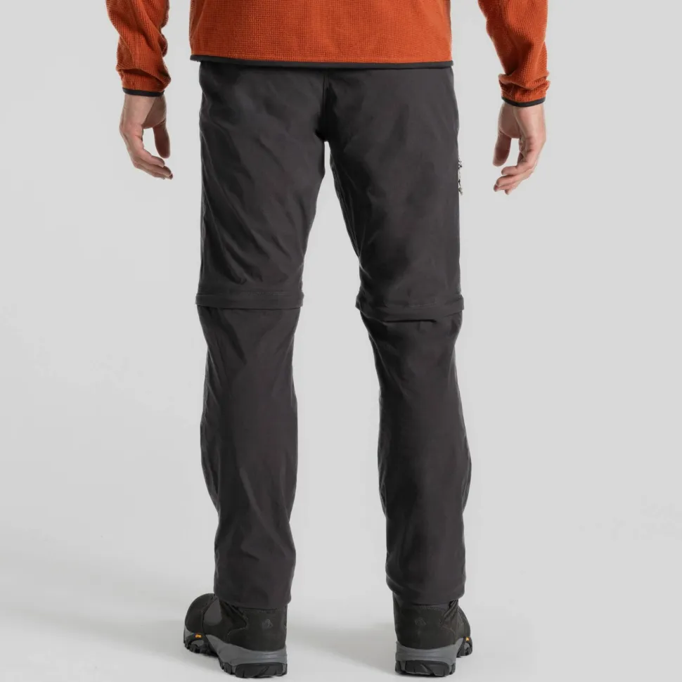 Craghoppers Men's Nosilife Pro Convertible Trouser III Black Pepper