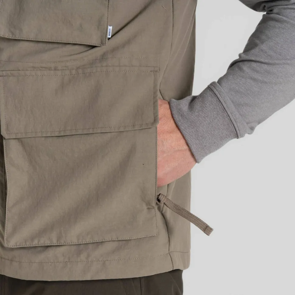 Craghoppers Men's NosiLife Adventure Gilet IV Pebble