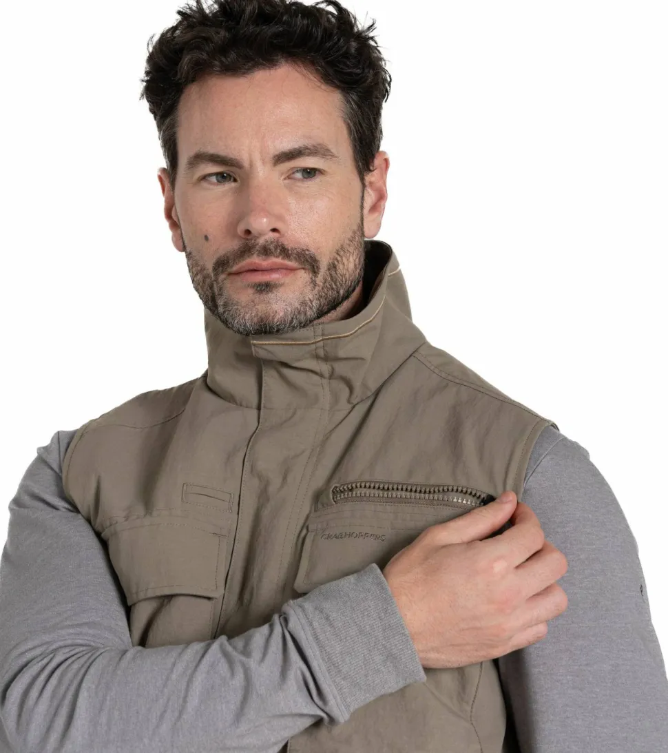 Craghoppers Men's NosiLife Adventure Gilet IV Pebble
