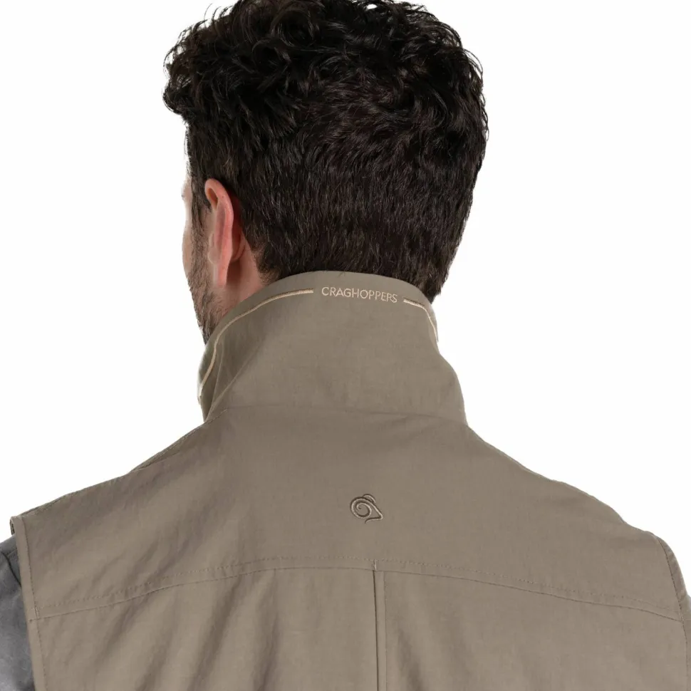 Craghoppers Men's NosiLife Adventure Gilet IV Pebble