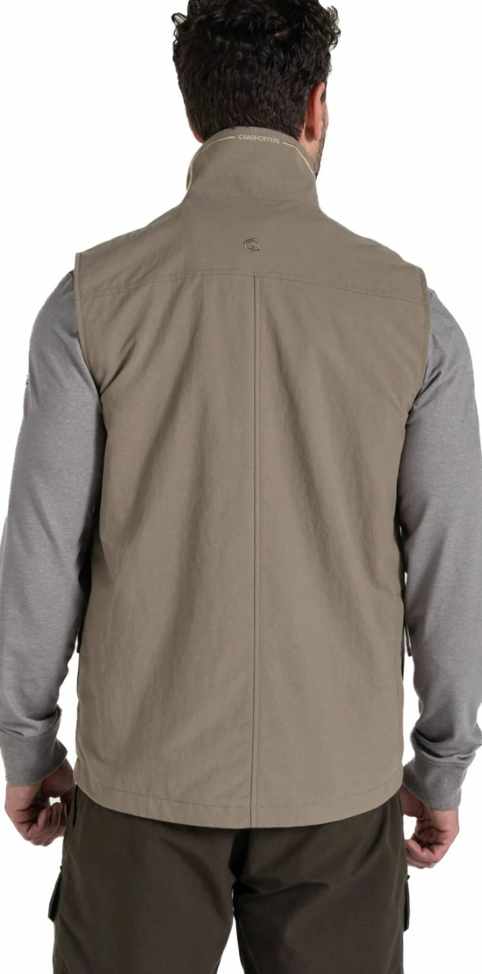 Craghoppers Men's NosiLife Adventure Gilet IV Pebble