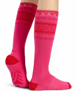 Dale of Norway Cortina Knee Sock Pink Red Discount