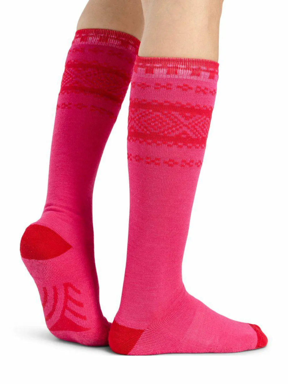 Dale of Norway Cortina Knee Sock Pink Red Discount