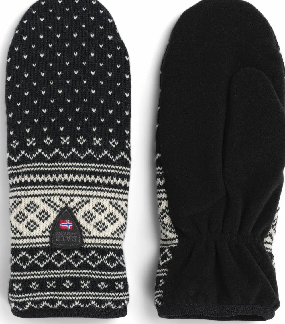 Dale of Norway Valløy Polar Mittens Black/Offwhite Sale