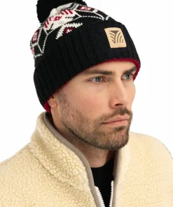 Dale of Norway Vilja Wool Hat Black Black F New