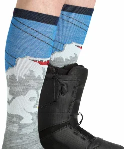 Darn Tough Men's Heady Yeti OTC Midweight With Cushion Gray Sale