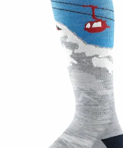 Darn Tough Men's Heady Yeti OTC Midweight With Cushion Gray Sale