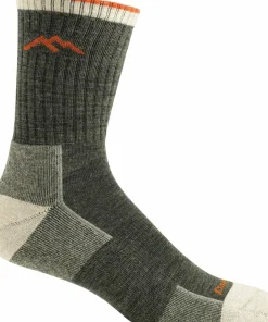 Darn Tough Men's Hiker Micro Crew Sock Cushion Olive Best