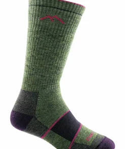 Darn Tough Women's Hiker Boot Sock Full Cushion Moss Heather Best