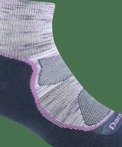 Darn Tough Women's Light Hiker 1/4 Lightweight Hiking Sock Cosmic Purple Discount