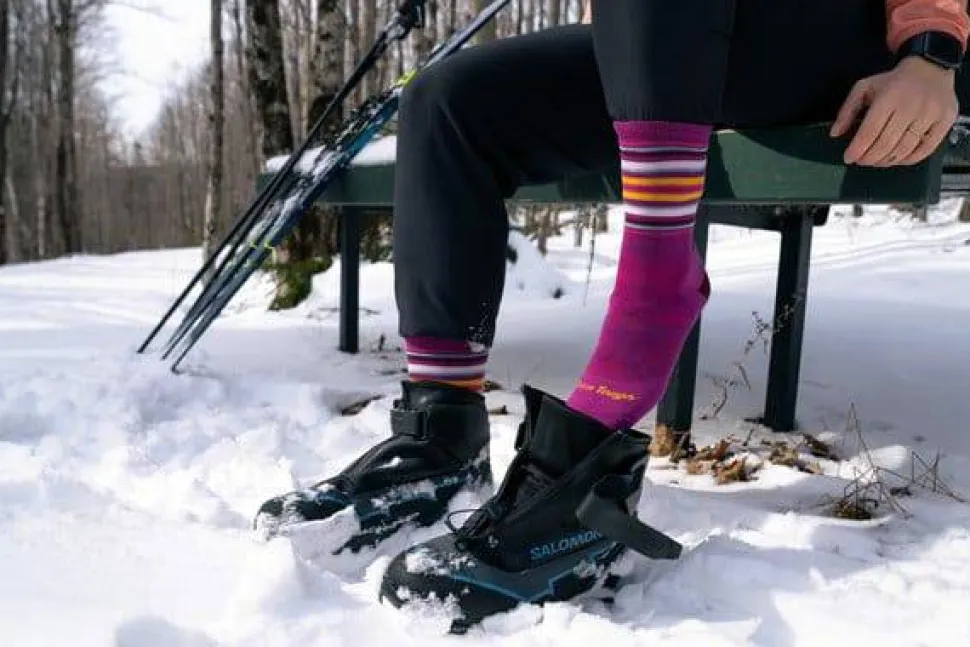 Darn Tough Women's Oslo Nordic Boot Lightweight Sock Cushion Clover