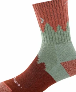 Darn Tough Women's Treeline Micro Crew Cushion Canyon Clearance