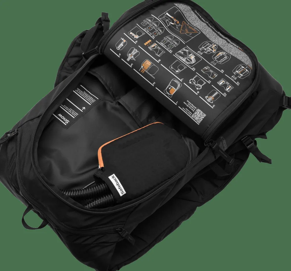 Db Snow Pro Vest X Safeback Black Out Discount
