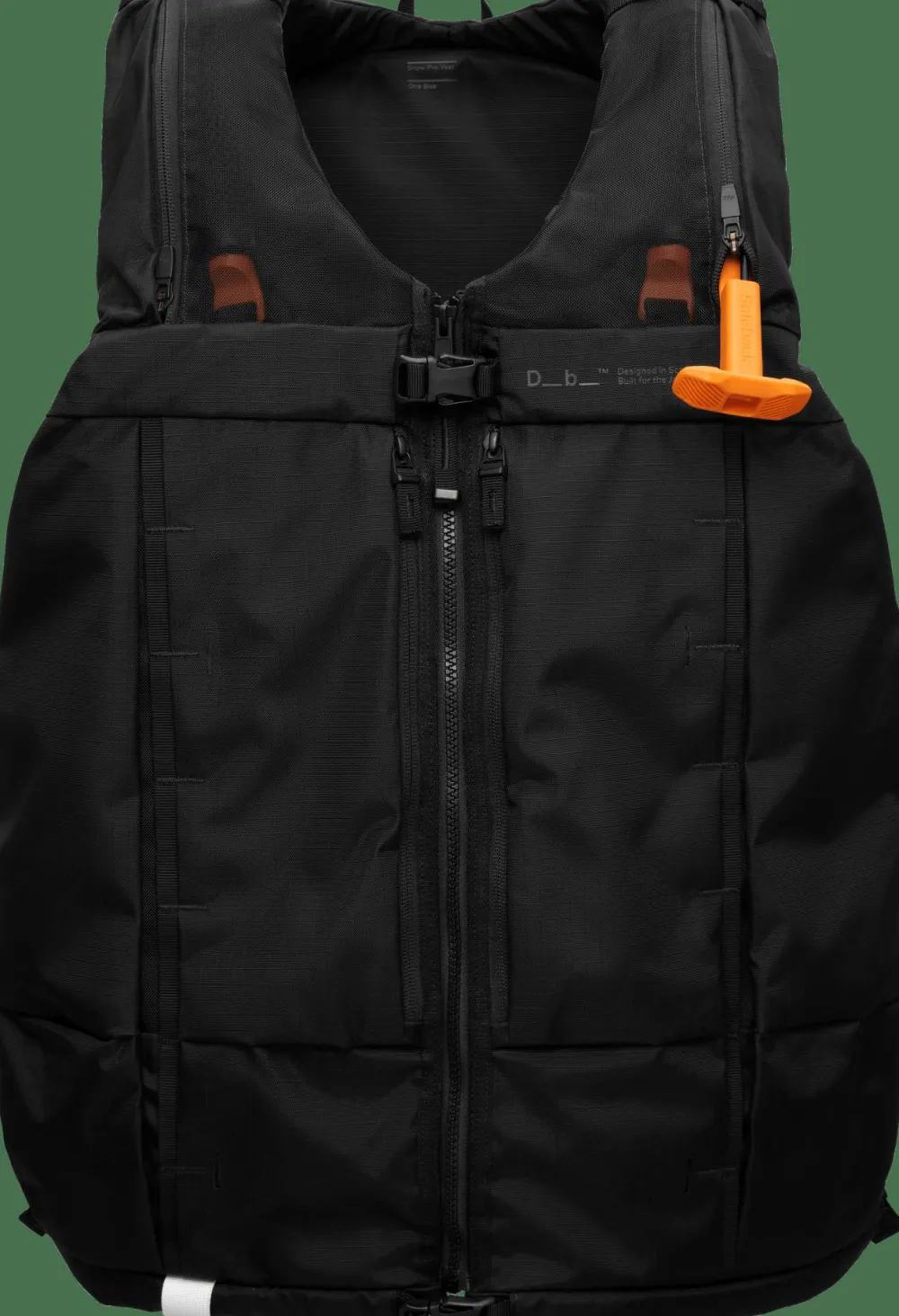 Db Snow Pro Vest X Safeback Black Out Discount