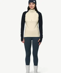 Devold Women's Expedition Merino Silk Zip Ink/Offwhite
