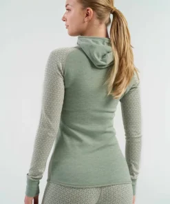 Devold Women's Kvitegga Merino 230 Hoodie RAW WHITE New