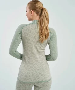 Devold Women's Kvitegga Merino 230 Cross Neck RAW WHITE Online