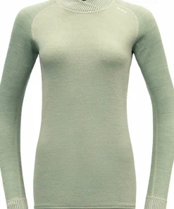 Devold Women's Kvitegga Merino 230 Cross Neck RAW WHITE Online