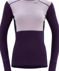 Devold Women's Lauparen Merino 190 Shirt Orchid/Lilac/Ink