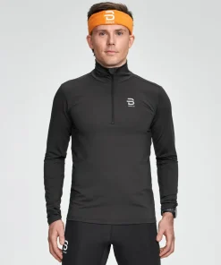 Dæhlie Men's Half Zip Tempo Obsidian Best