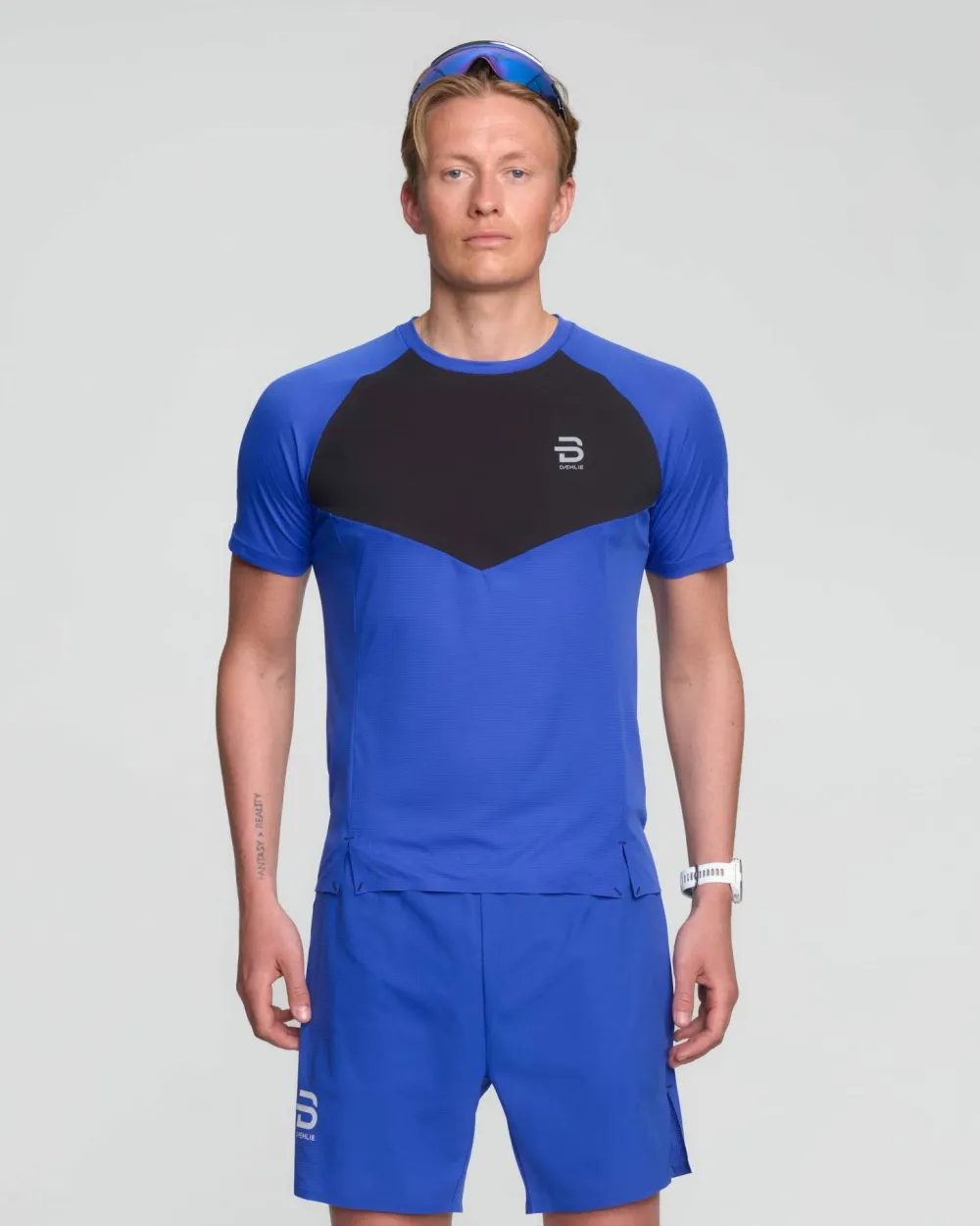 Dæhlie Men's T-Shirt Run 365 Future Blue Clearance