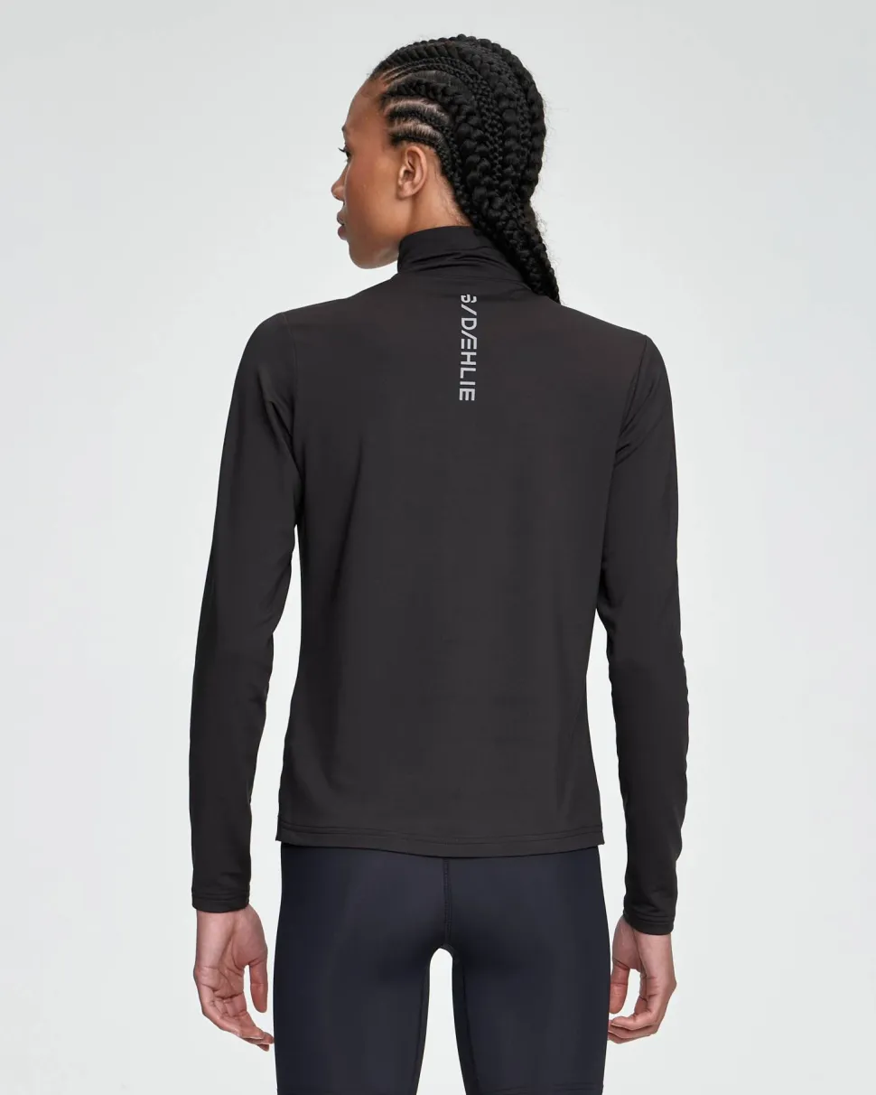 Dæhlie Women's Half Zip Tempo Obsidian