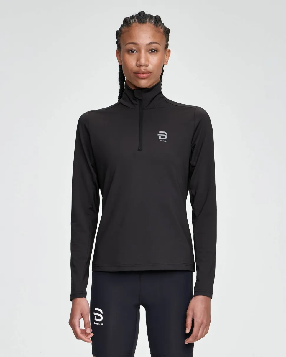 Dæhlie Women's Half Zip Tempo Obsidian