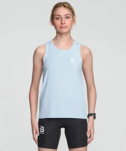 Dæhlie Women's Singlet Tempo Blue Aura Hot