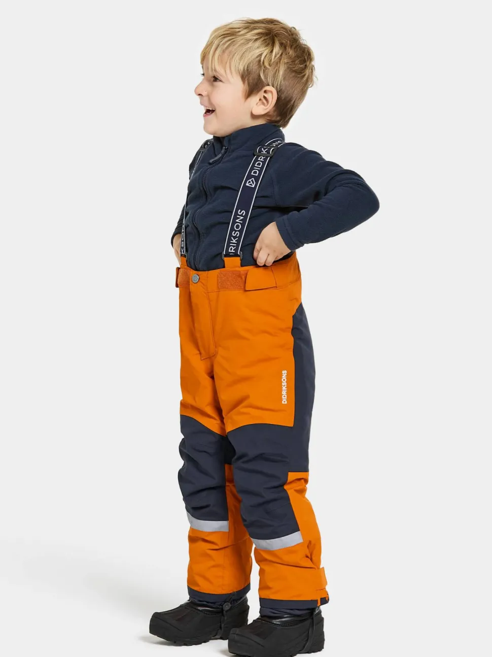 Didriksons Kids' Idre Pants 6 Orange Jam
